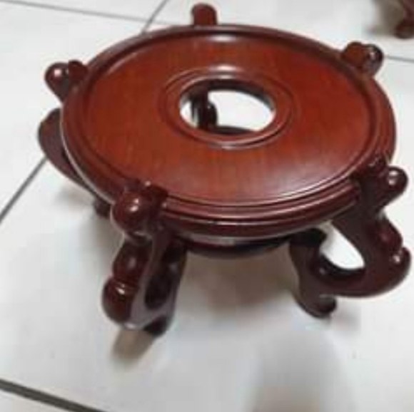 Other - Rosewood Fish Bowl Planter Stand 5" (14.5CM) NEW